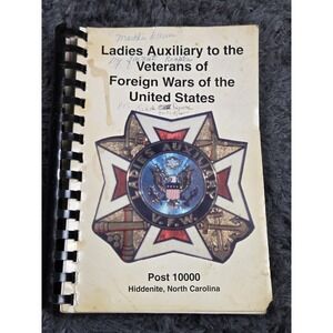 Ladies Auxiliary To V.F.W. Hiddenite, North‎ Carolina Cookbook 1991 Post 10000